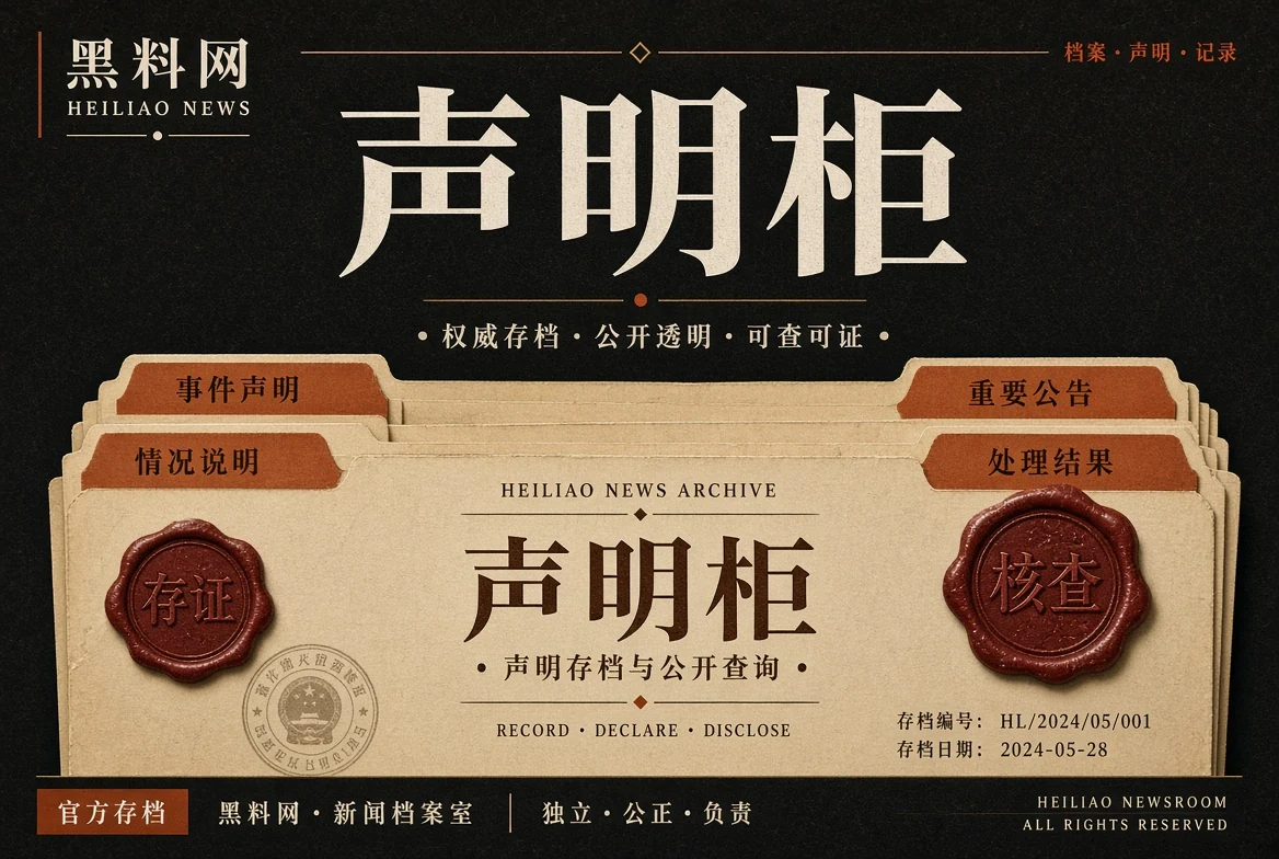 声明柜公开回应
